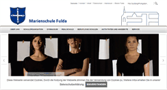 Desktop Screenshot of marienschule-fulda.de