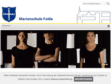 Tablet Screenshot of marienschule-fulda.de
